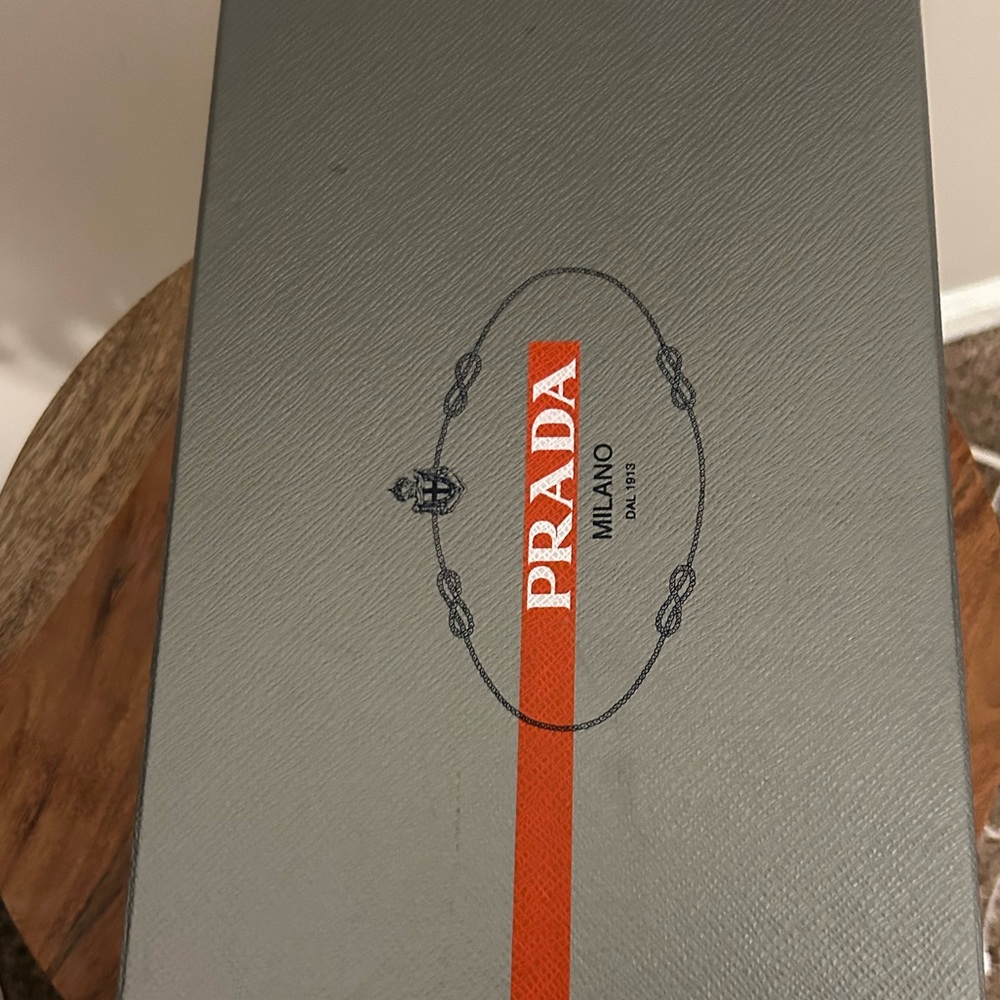 Men’s Prada trainers with box